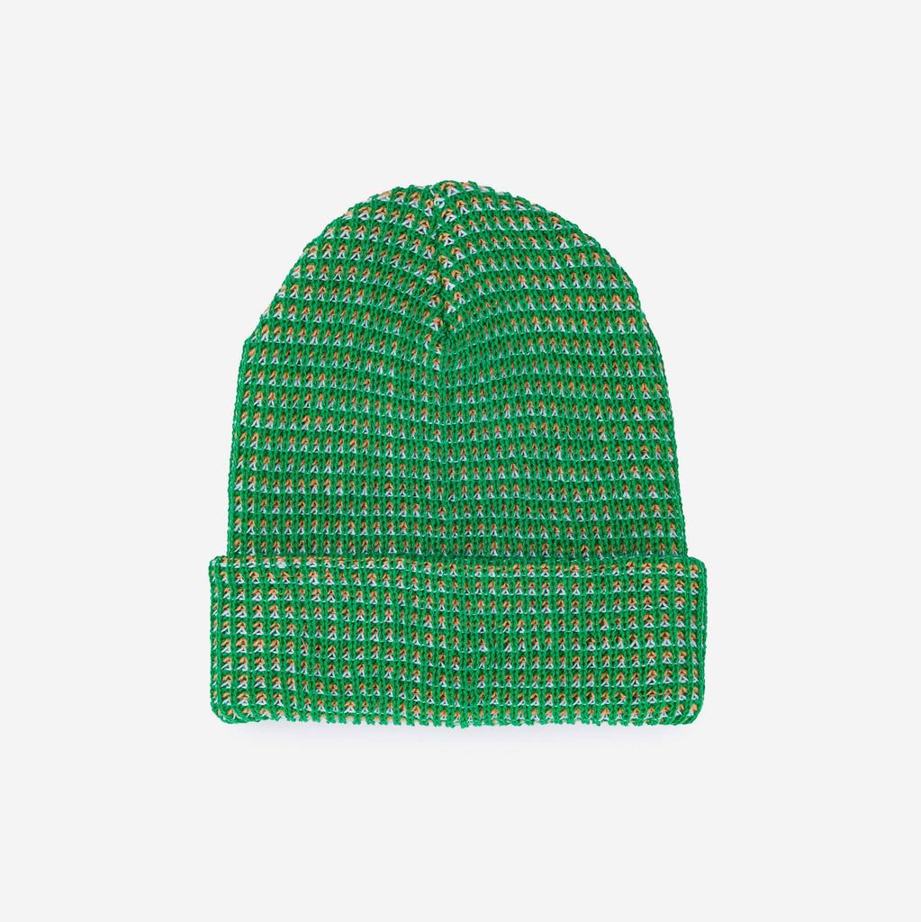 Simple Grid Knit Beanie