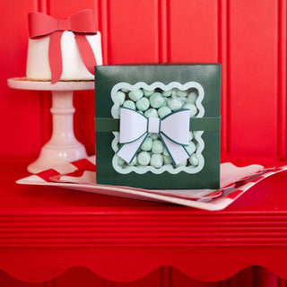 Green Bow Cookie Boxes