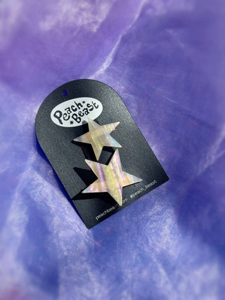 Holiday Star Hair Clip Set