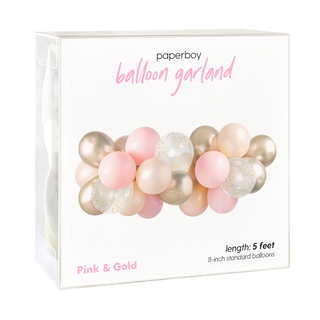 Balloon Garland - Pink & Gold