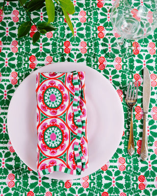 Embroidered Pomegranate Tablecloth