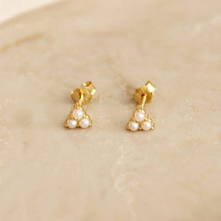 Trio Pearl Studs