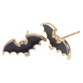 Dainty Bat Stud Earrings: Halloween Chic Jewelry