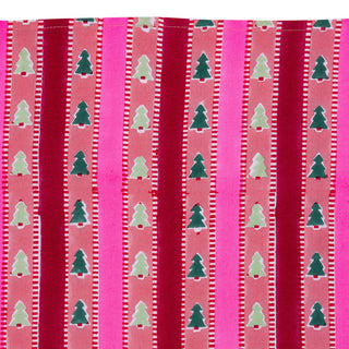 Neon Woodblock Stripe Tablecloth