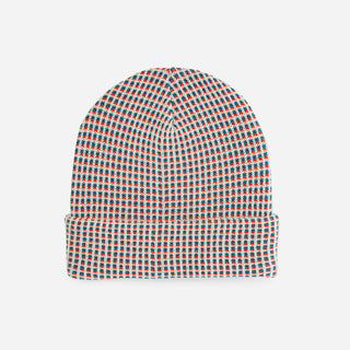 Simple Grid Knit Beanie