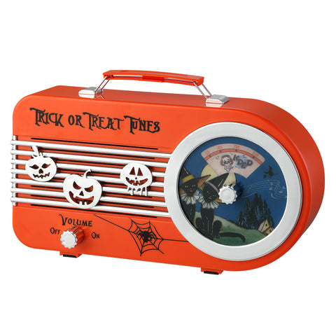 10" Trick or Treat Retro Radio