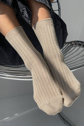 Lurex Sparkle Socks - Le Bon Shoppe