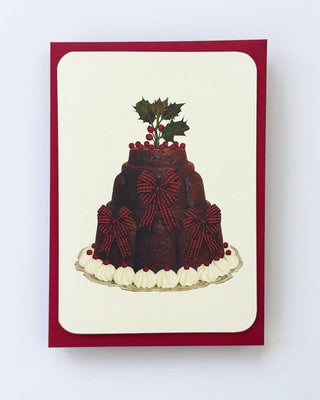 Christmas Plum Puddings Mixed Set Greeting Cards