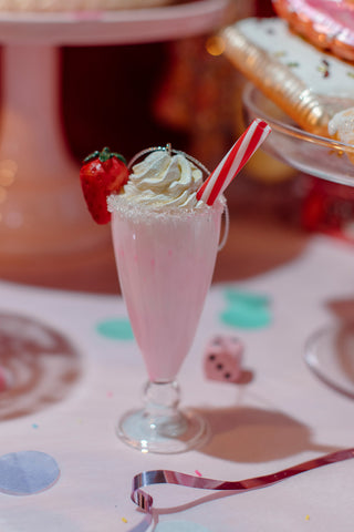 Strawberry Milkshake Ornament