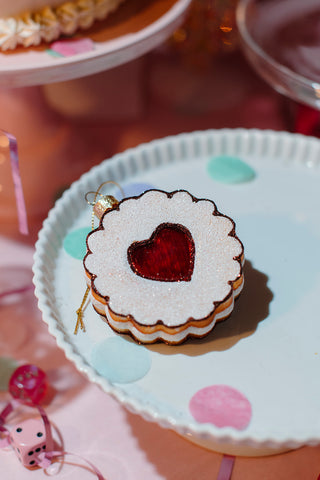 Linzer Heart Cookie Ornament