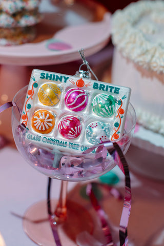 Shiny Brite Box Ornament