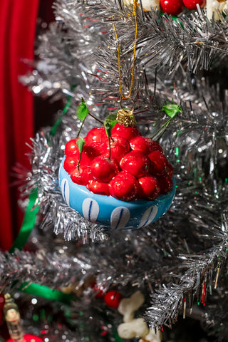 Bowl of Cherries Ornament