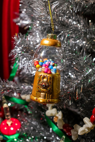 Gilded Gumball Machine Ornament