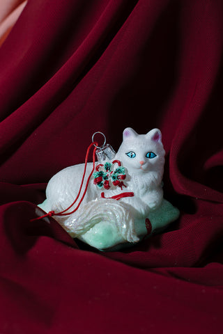 Christmas Kitten Ornament