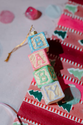 Baby Blocks Ornament