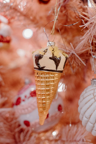 Drumstick Ice Cream Ornament