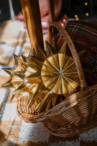 Gold Yesteryear Star Tree Topper