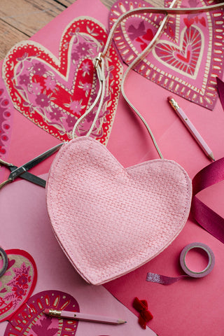 Love Heart Basket Bag