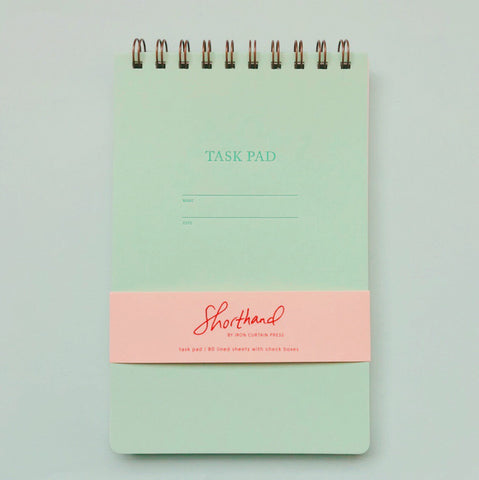 Shorthand Task Pad - Mint