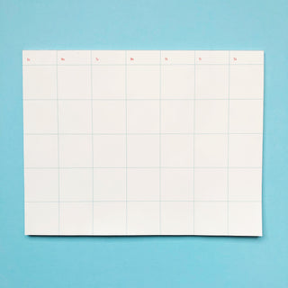 Shorthand Calendar Notepad