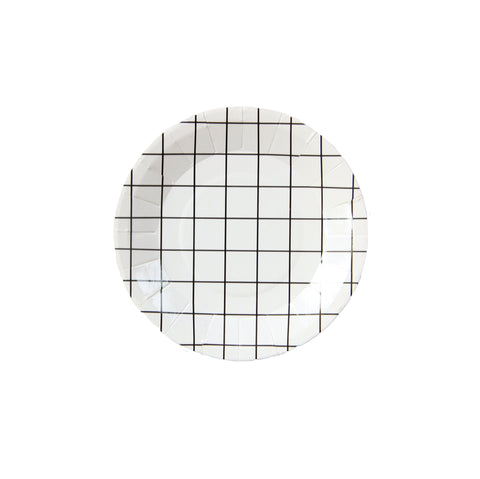 Grid 4.25" Mini Canape Plates