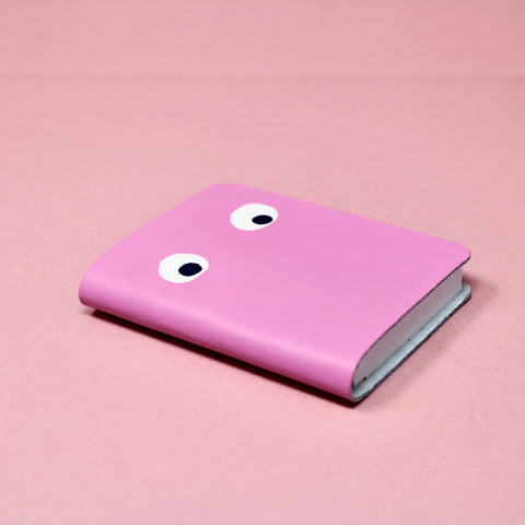 Googly Eye Mini Notebook - Candy Pink