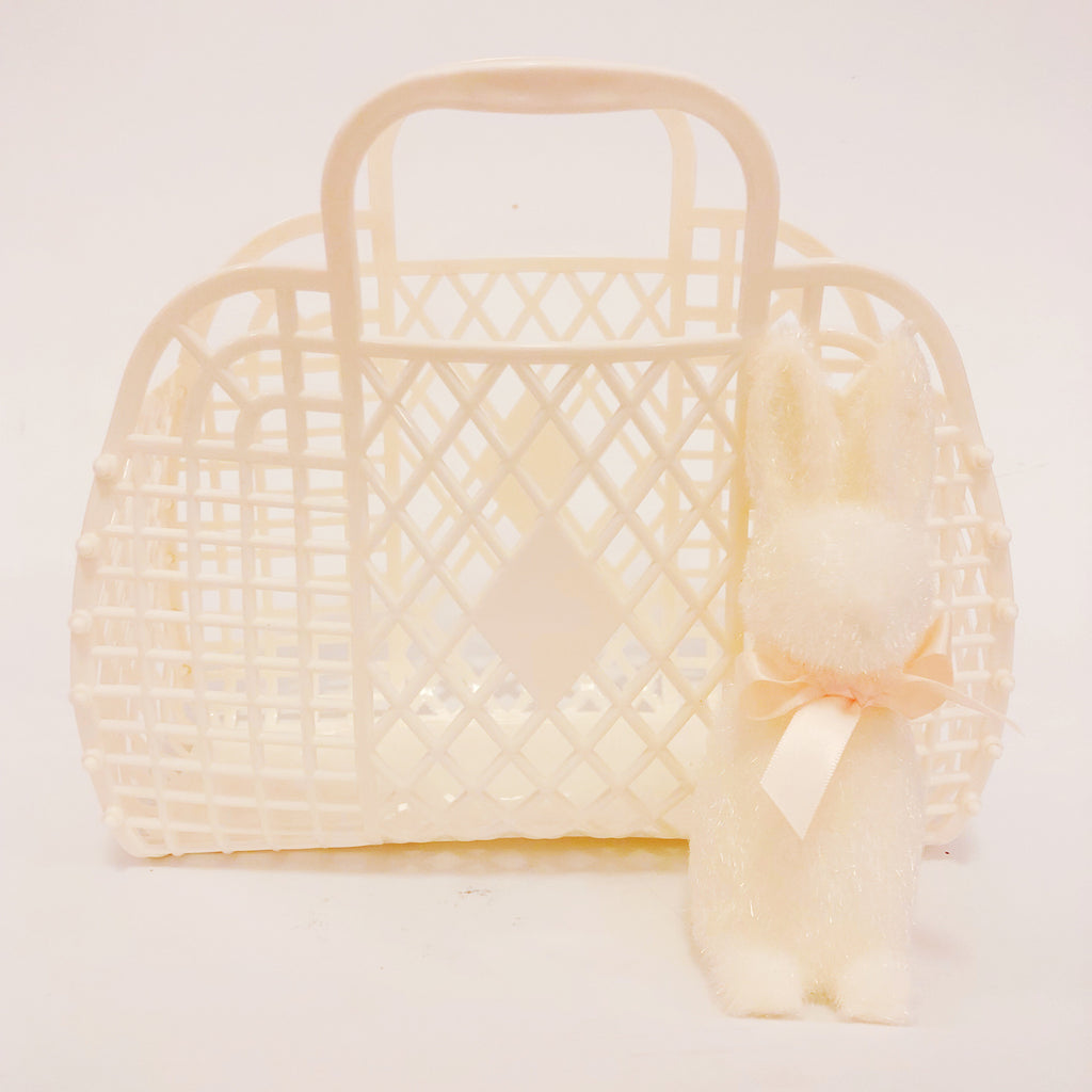 Fuzzy Bunny with Bow - Vanilla
