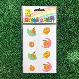 Orange Scratch and Sniff Stickers - Beautiful Days