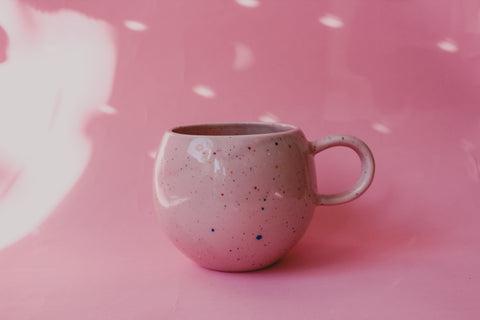 Large Party Ball Mug - Pink Confetti