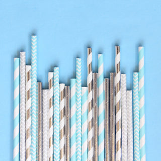 Disco Diamond Foil Straws - Mixed Pack