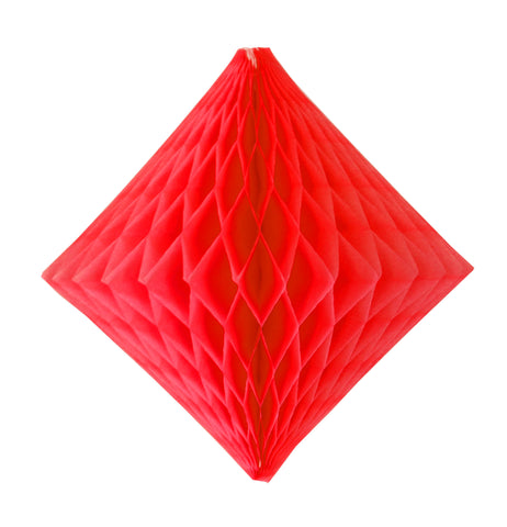 Red Honeycomb Diamond