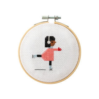 Ice Skater Samantha Purdy Cross Stitch Kit