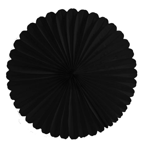 Black Tissue Fan - Large