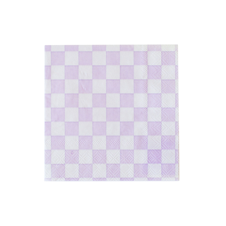 Check It! Purple Posse Cocktail Napkins - 20 Pk.