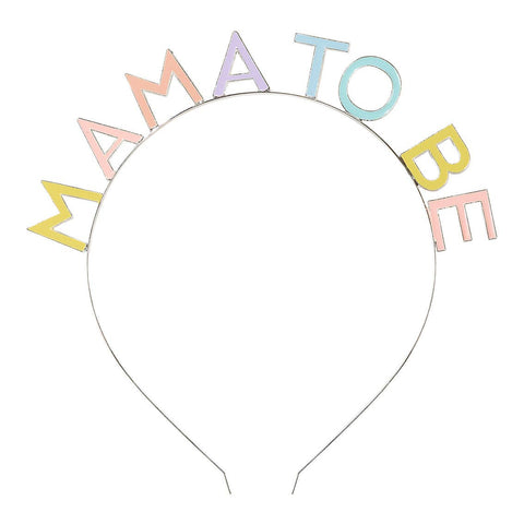 'Mama to Be' Pastel Metal Headband