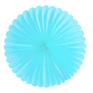 Light Blue Tissue Fan - Large