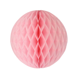 Pastel Pink Honeycomb Ball