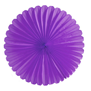 Violet Tissue Fan - Large