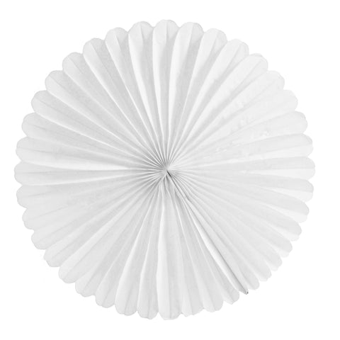 White Tissue Fan - Large