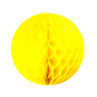 Yellow Honeycomb Ball